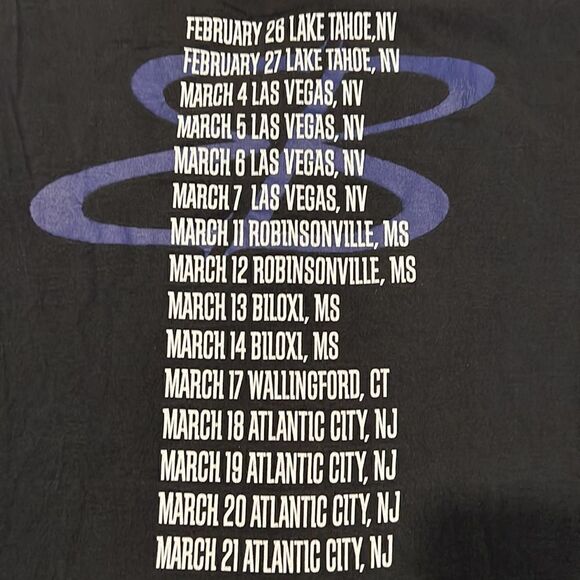 Vintage mens size XL authentic 1998 Moody Blues band T-shirt GVC - Picture 9 of 9